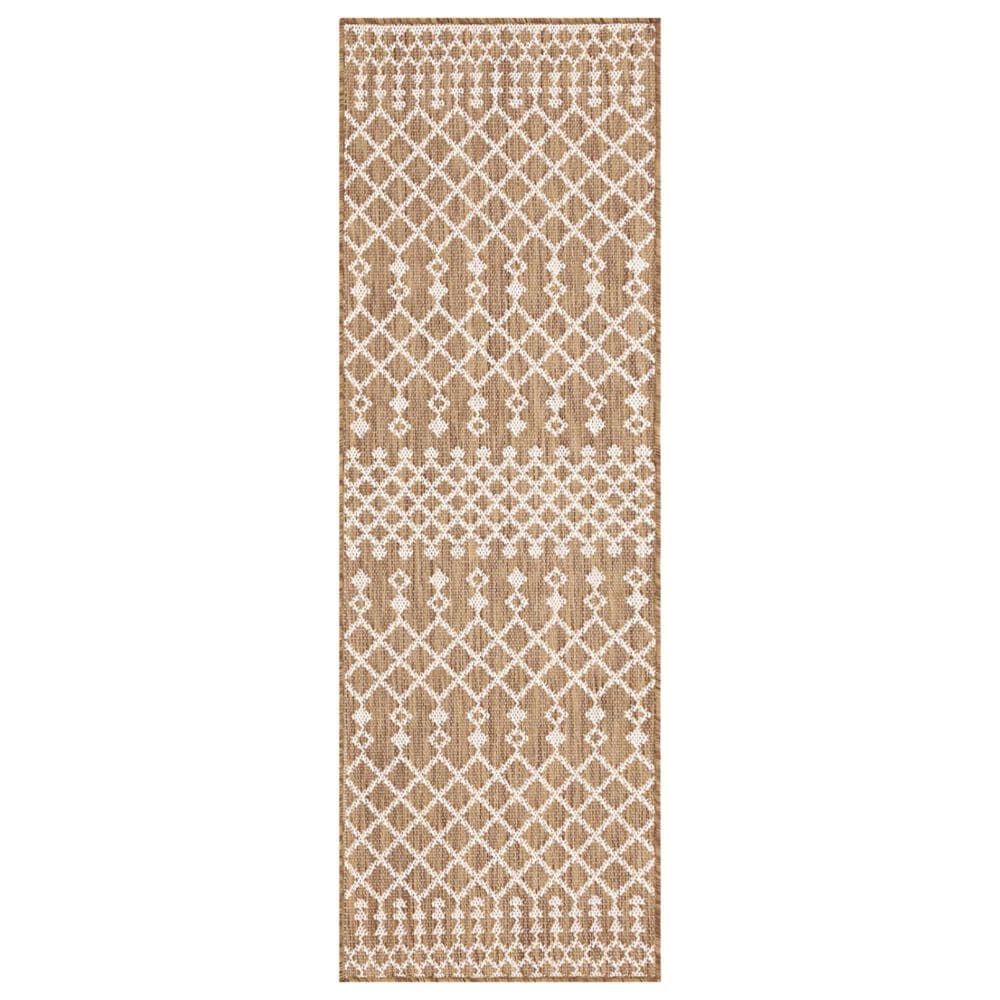 Nourison Positano Southwestern Jute 2&#39; x 6&#39; Indoor/Outdoor Runner, , large