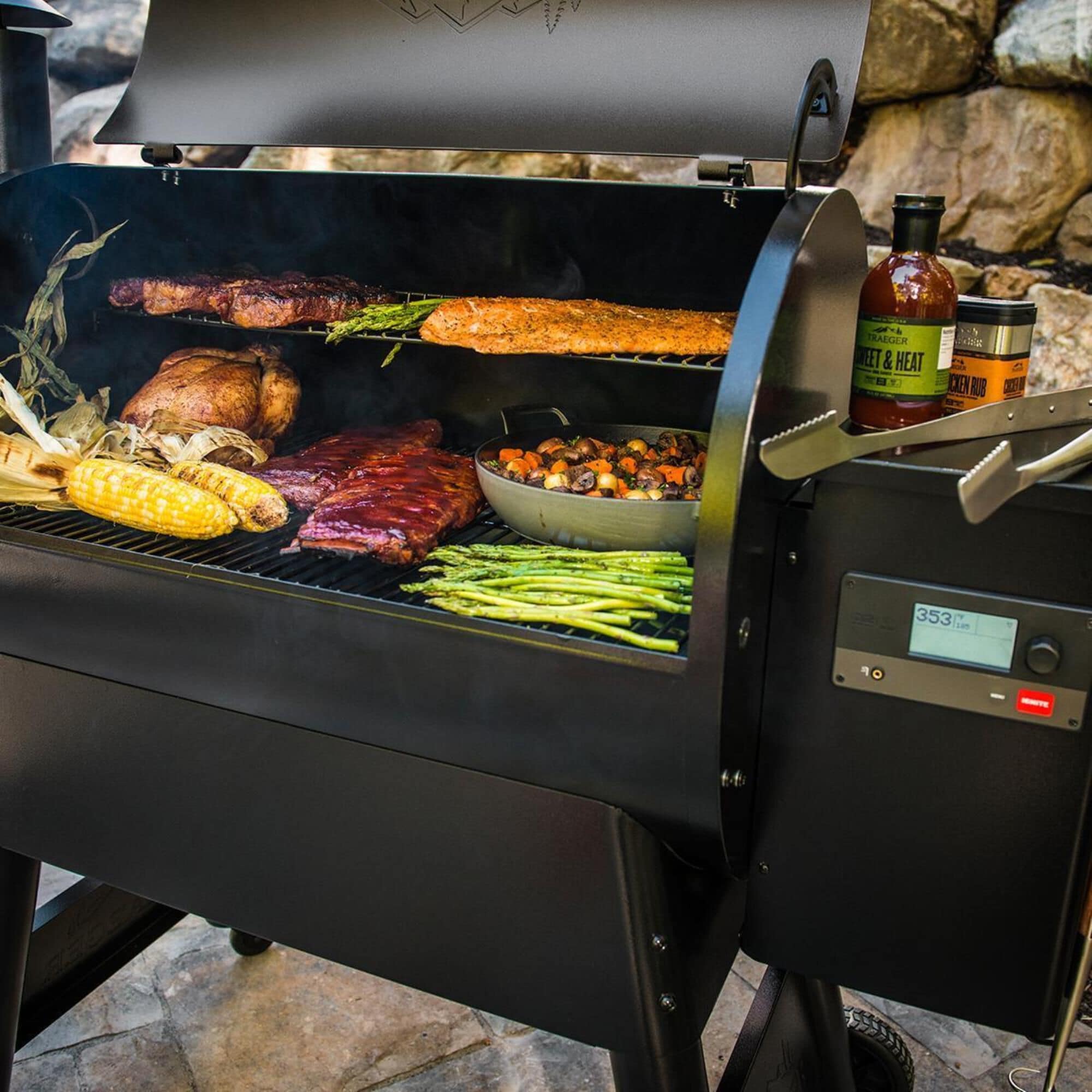 Traeger pro sales 780 smoke setting