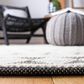 Safavieh Natura NAT481A 2"3" x 8" Ivory and Black Runner, , large