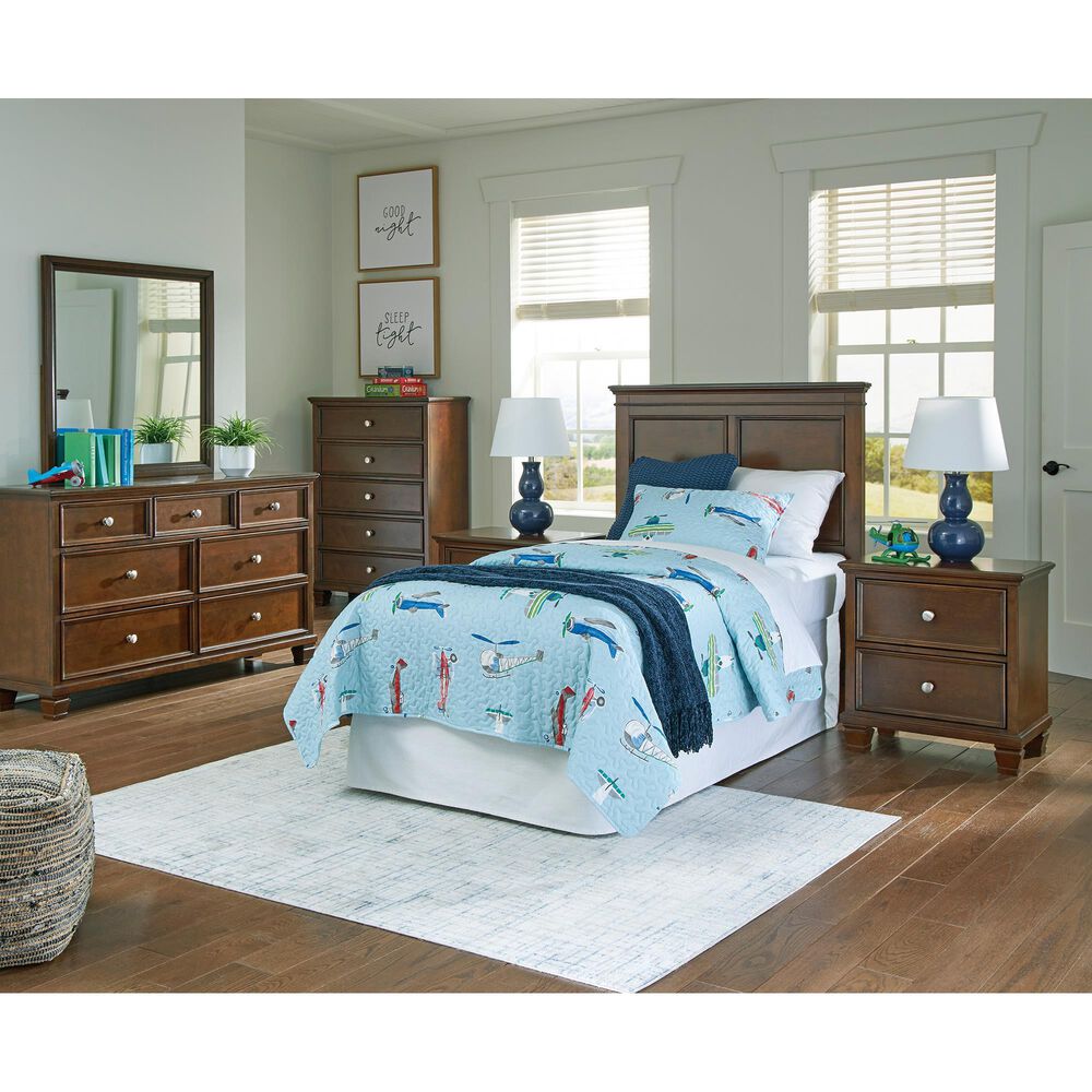 Ashley Danabrin 7-Drawer Dresser and Mirror in Brown, , large