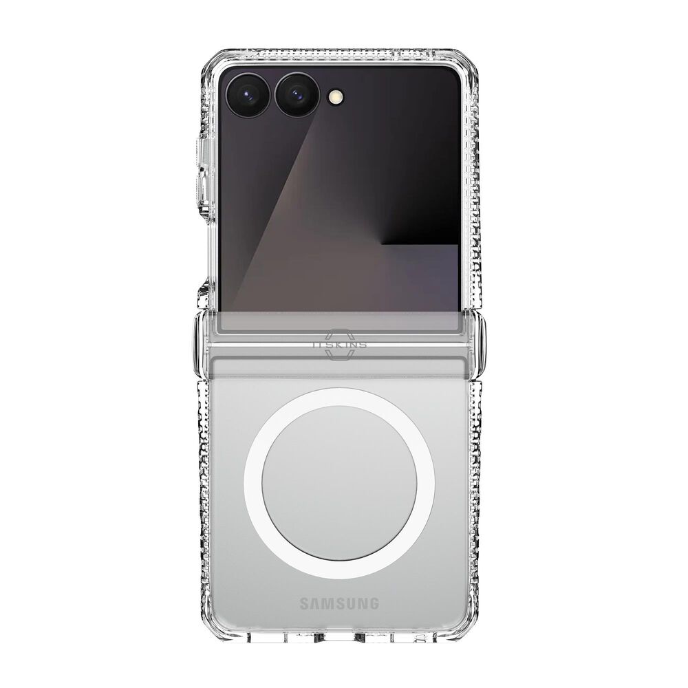 ITSkins Hybrid_R Clear MagSafe Case for Samsung Galaxy Z Flip8 in Transparent, , large