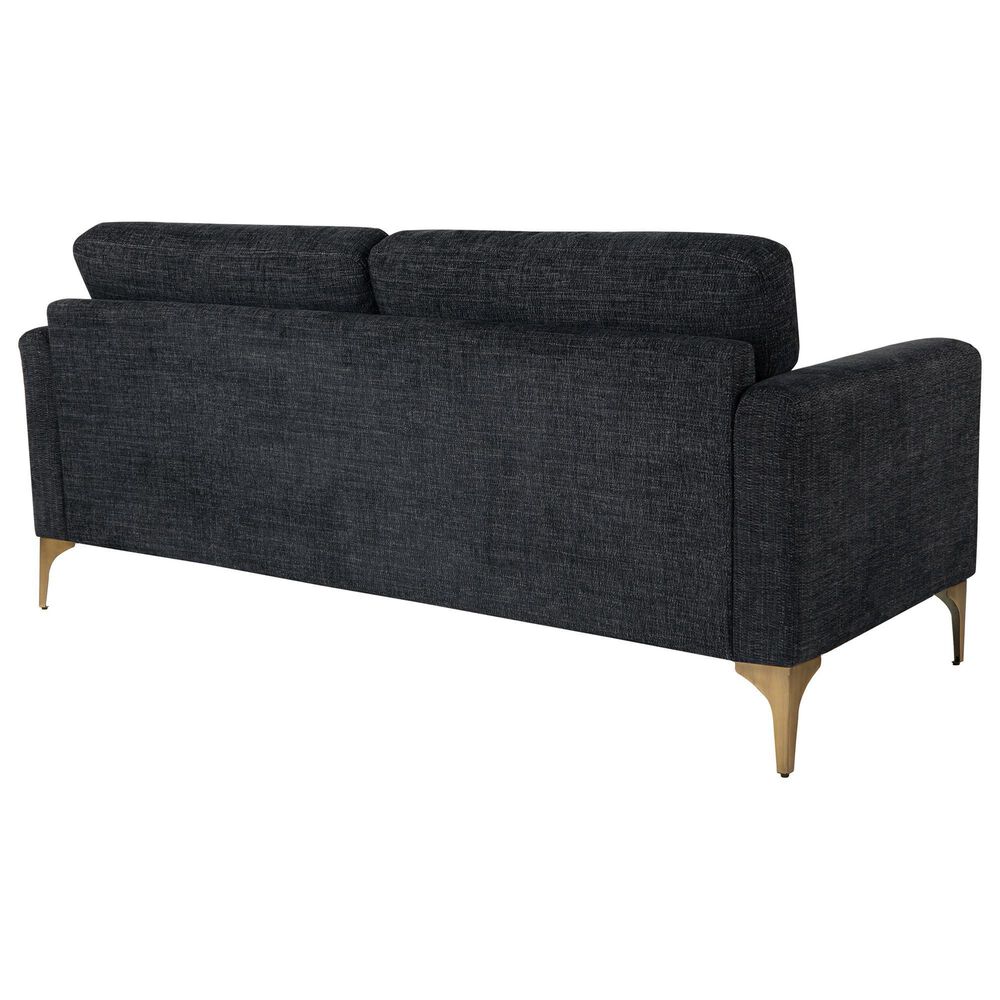 Lifestyle Solutions Mercer Stationary Sofa in Black, , large