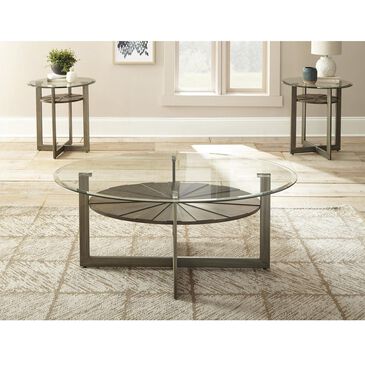 Crystal City Olson 3-Pack Occasional Set in Brown and Bronze, , large
