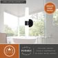 Vaxcel Elliot 2-Light Bathroom Vanity in Matte Black, , large