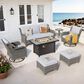 HOMLUX 7-Piece Patio Set in Gray, , large