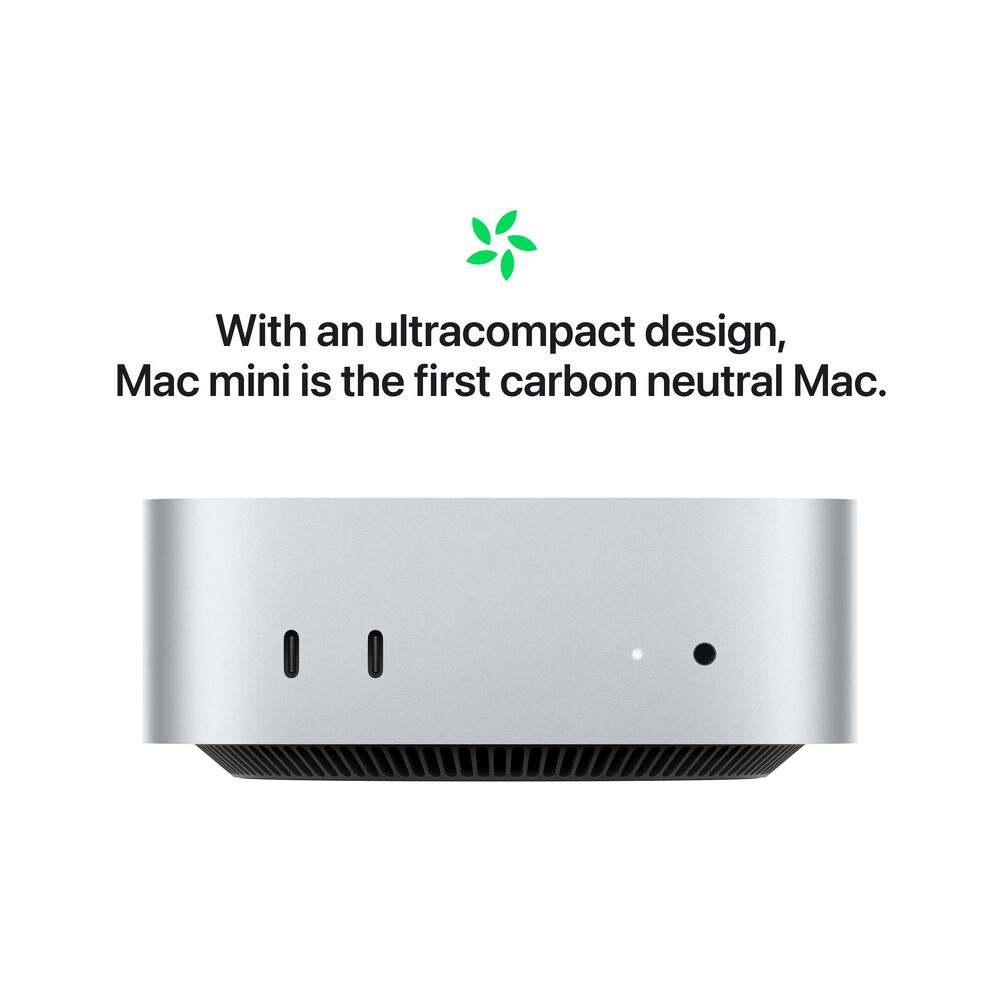 Apple Mac mini Desktop - M4 Pro Chip - 12 Core - 24GB Memory - 512GB SSD in Silver &#40;Latest Model&#41;, , large