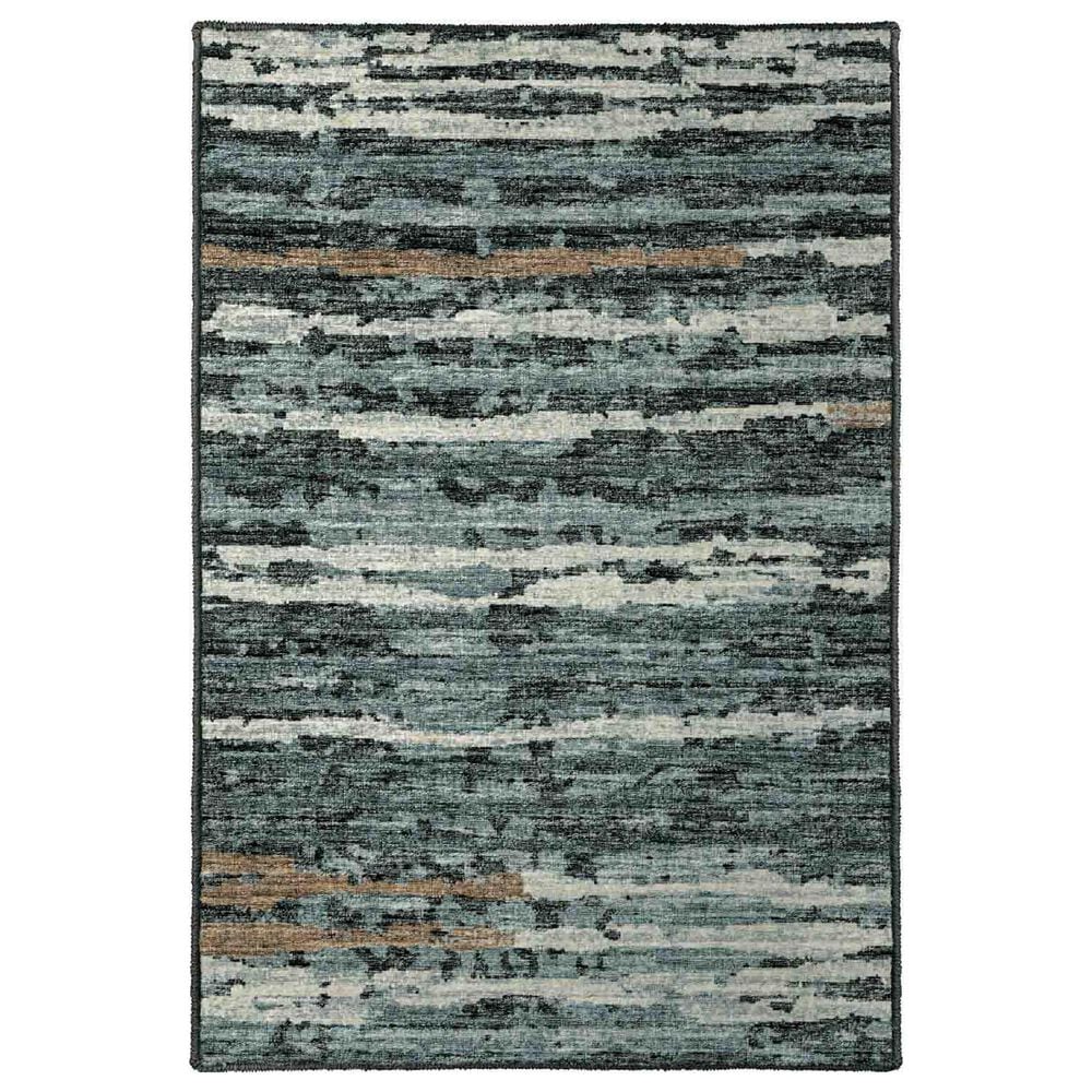 Dalyn Rug Company Brisbane Striped 1"8" x 2"6" Midnight Area Rug, , large