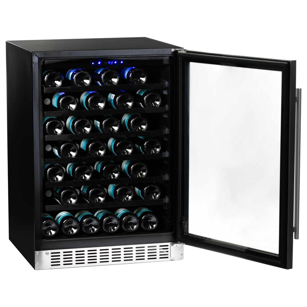 Azure 5.6 Cu. Ft. Glass Door Wine Center in Stainless Steel, , large