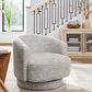 Ashley Wardsor Swivel Accent Chair in Stone, , large