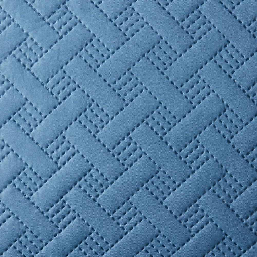 Trade Linker 2-Piece Twin Basket Pinsonic Quilt Set in Denim, , large