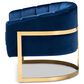 Baxton Studio Tomasso Lounge Chair in Blue, , large