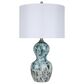Classy Art Wholesalers Oceanic Drift Ceramic Table Lamp in Blue, , large