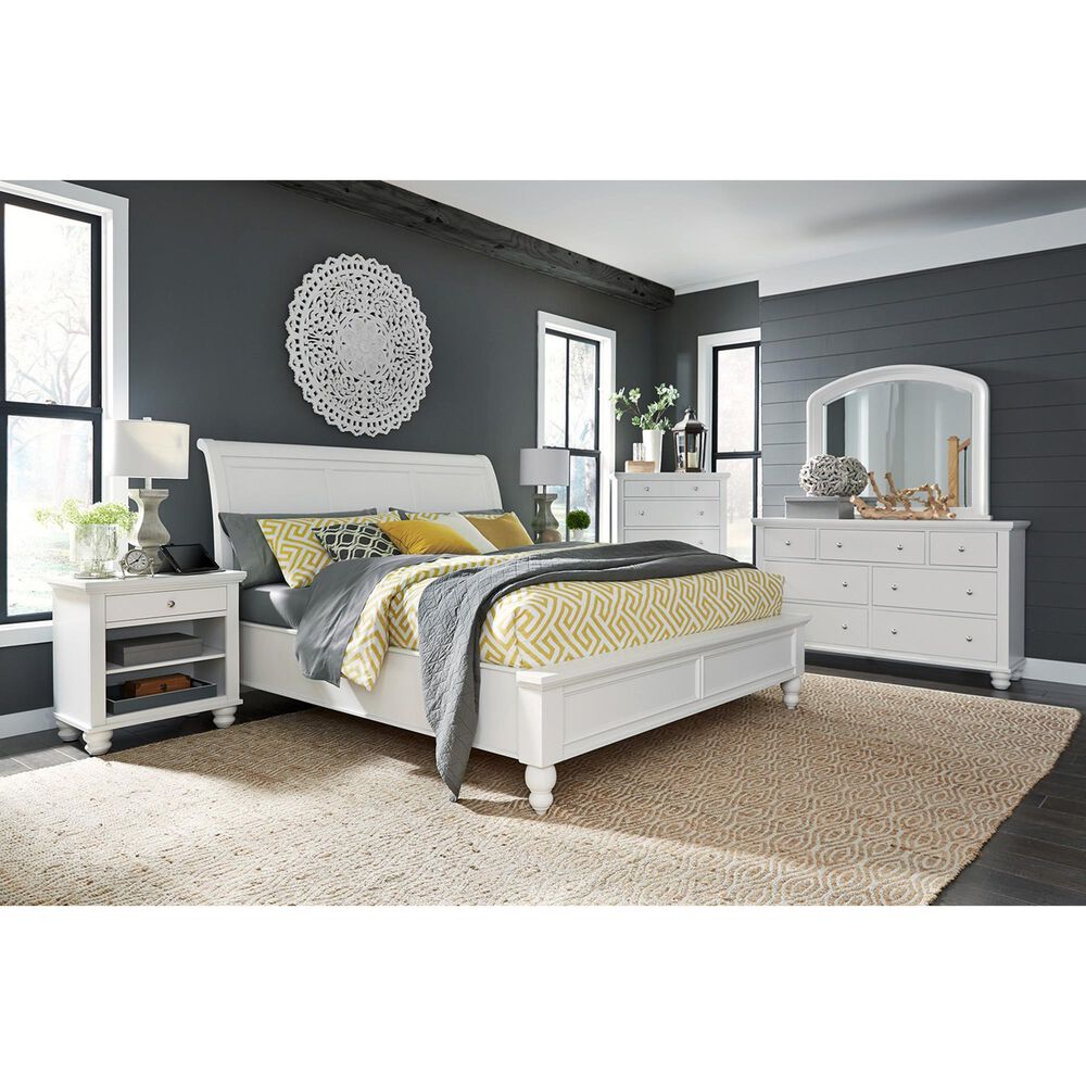 Riva Ridge Cambridge Double Dresser Mirror in White, , large