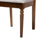Baxton Studio Lylah Dining Chair in Grey and Walnut (Set of 4), , large