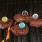 Kitchen Supply 4-Piece Easy Read Steak Thermometer Set in Silver, , large