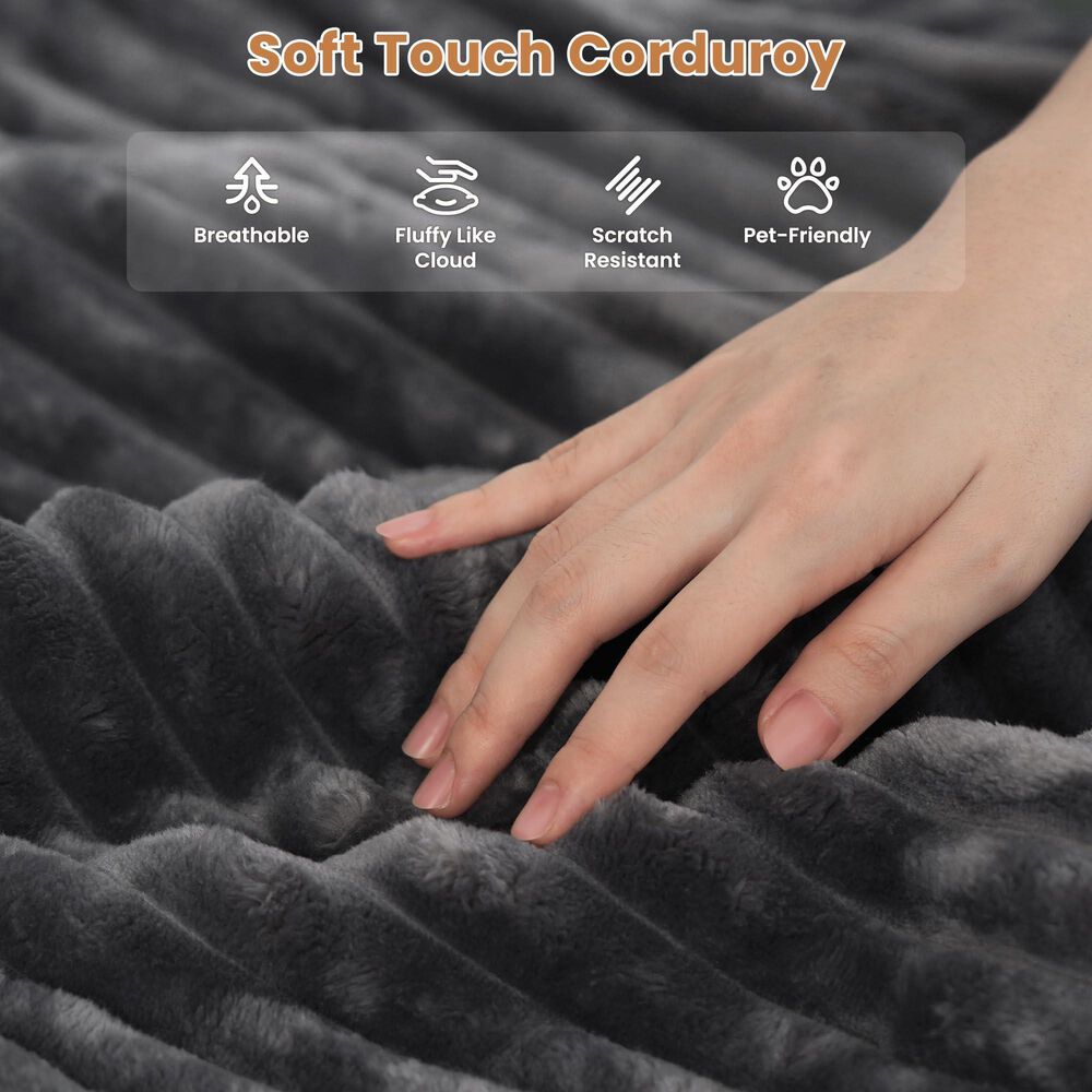 HOMLUX 5-Piece Mod Sectional with Chaise in Gray, , large