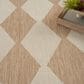 Nourison Positano Geometric Jute 5" x 7" Indoor/Outdoor Area Rug, , large