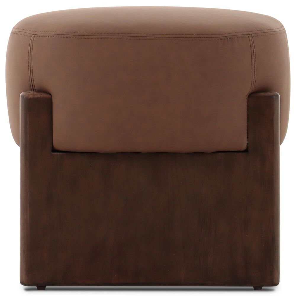 Four Hands Kirby Accent Stool in Maestro Cigar, , large