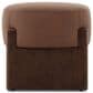 Four Hands Kirby Accent Stool in Maestro Cigar, , large