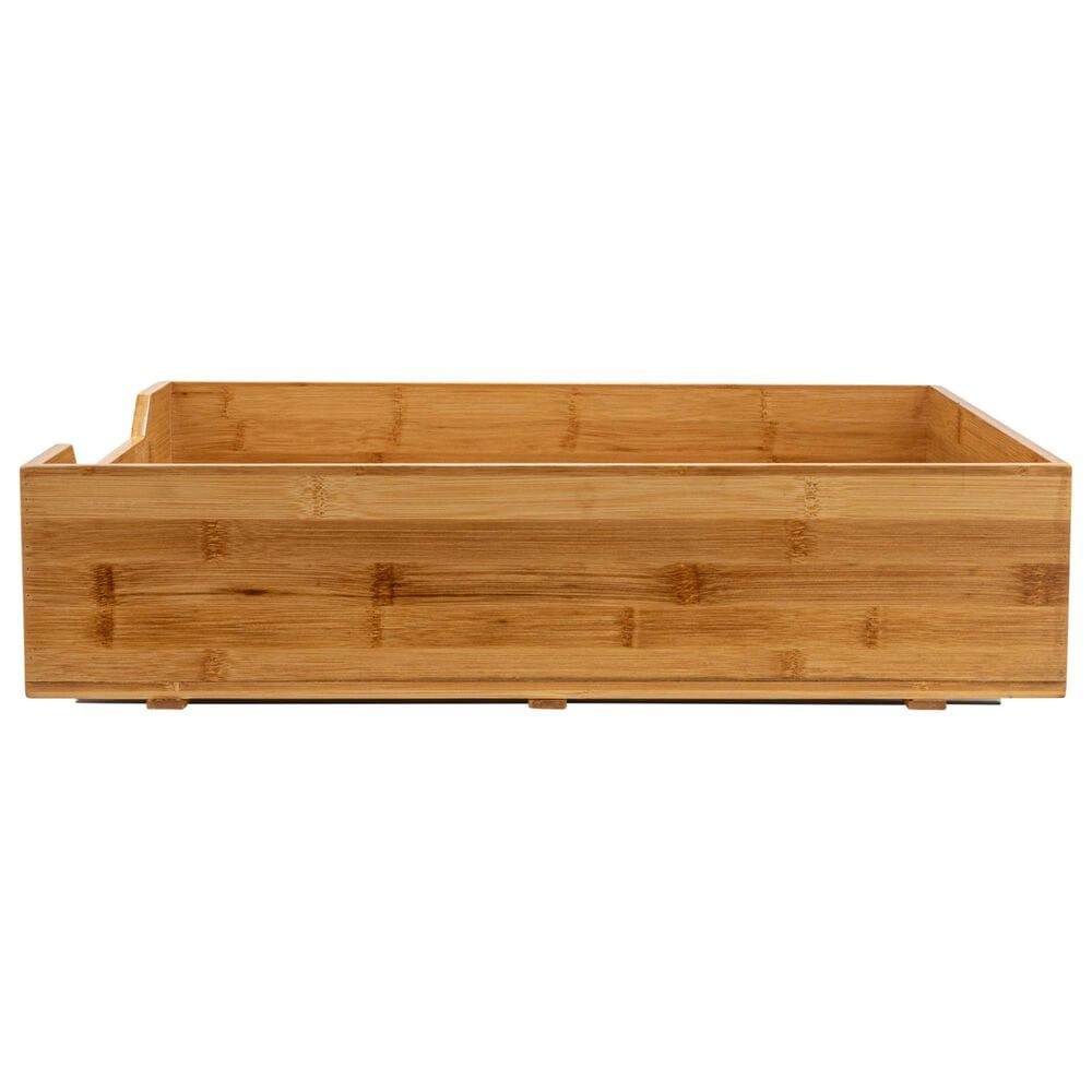 Household Essentials Glidez 20" 1-Tier Pull-Out/Slide-Out Storage Organizer for Under Cabinet Use in Natural, , large