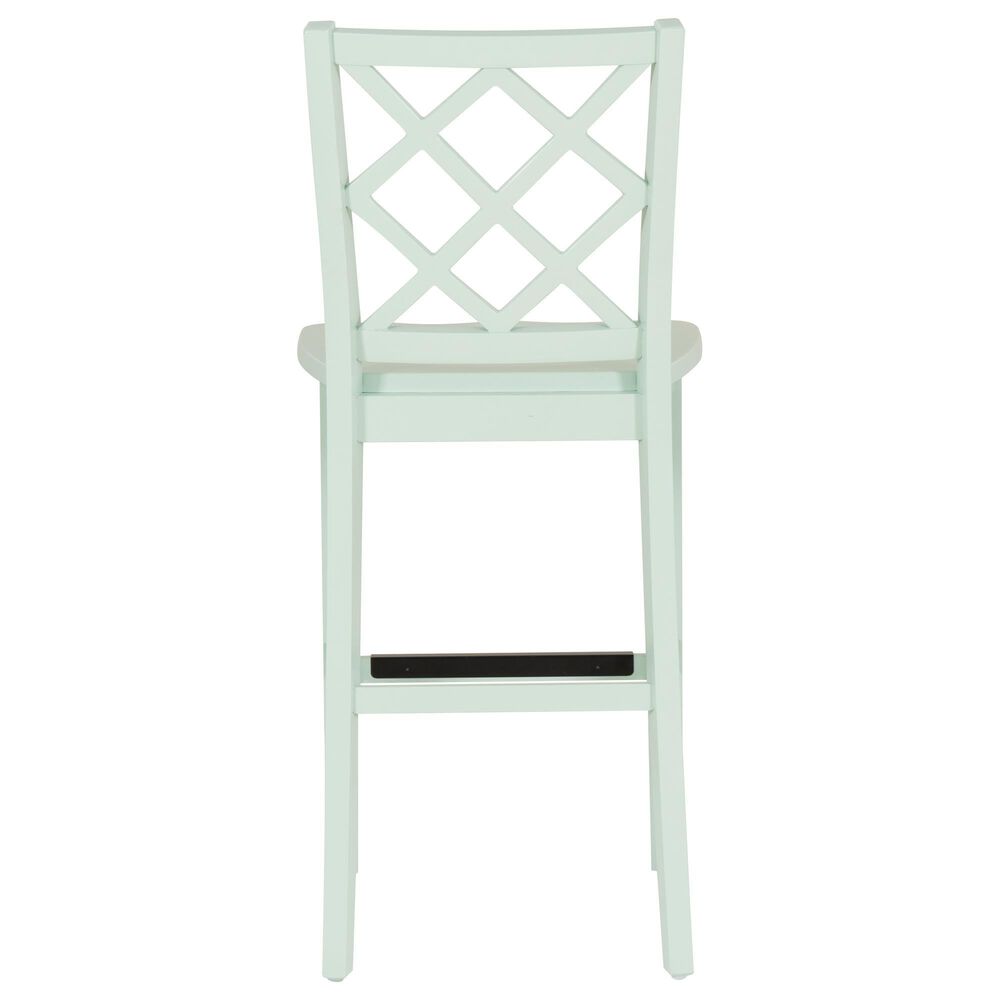 Linon Home Decor Mayfair Counter Stool in Mint Green, , large