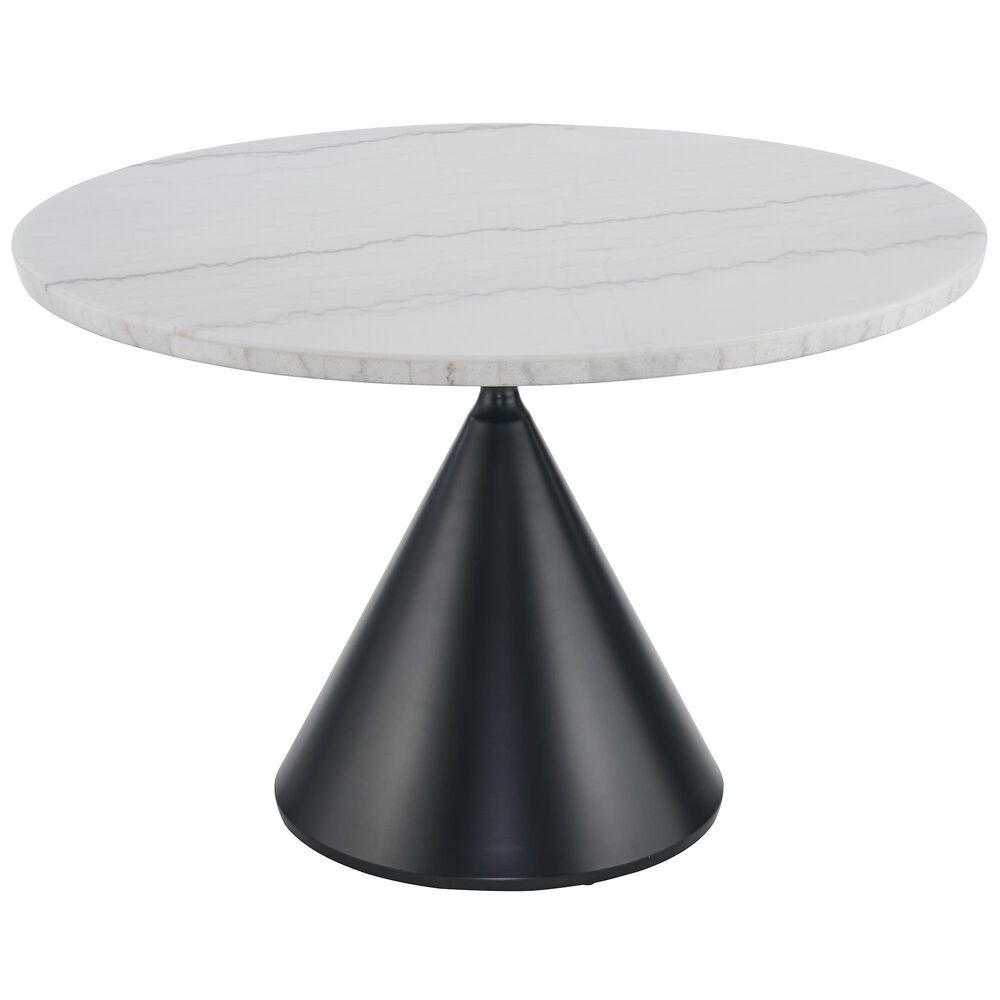 Steve Silver Conrad Pedestal Dining Table and 4 Dining Side Chairs, , large