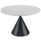 Steve Silver Conrad Pedestal Dining Table and 4 Dining Side Chairs, , large