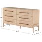 Four Hands Rosedale 6-Drawer Dresser in Yucca Oak, , large