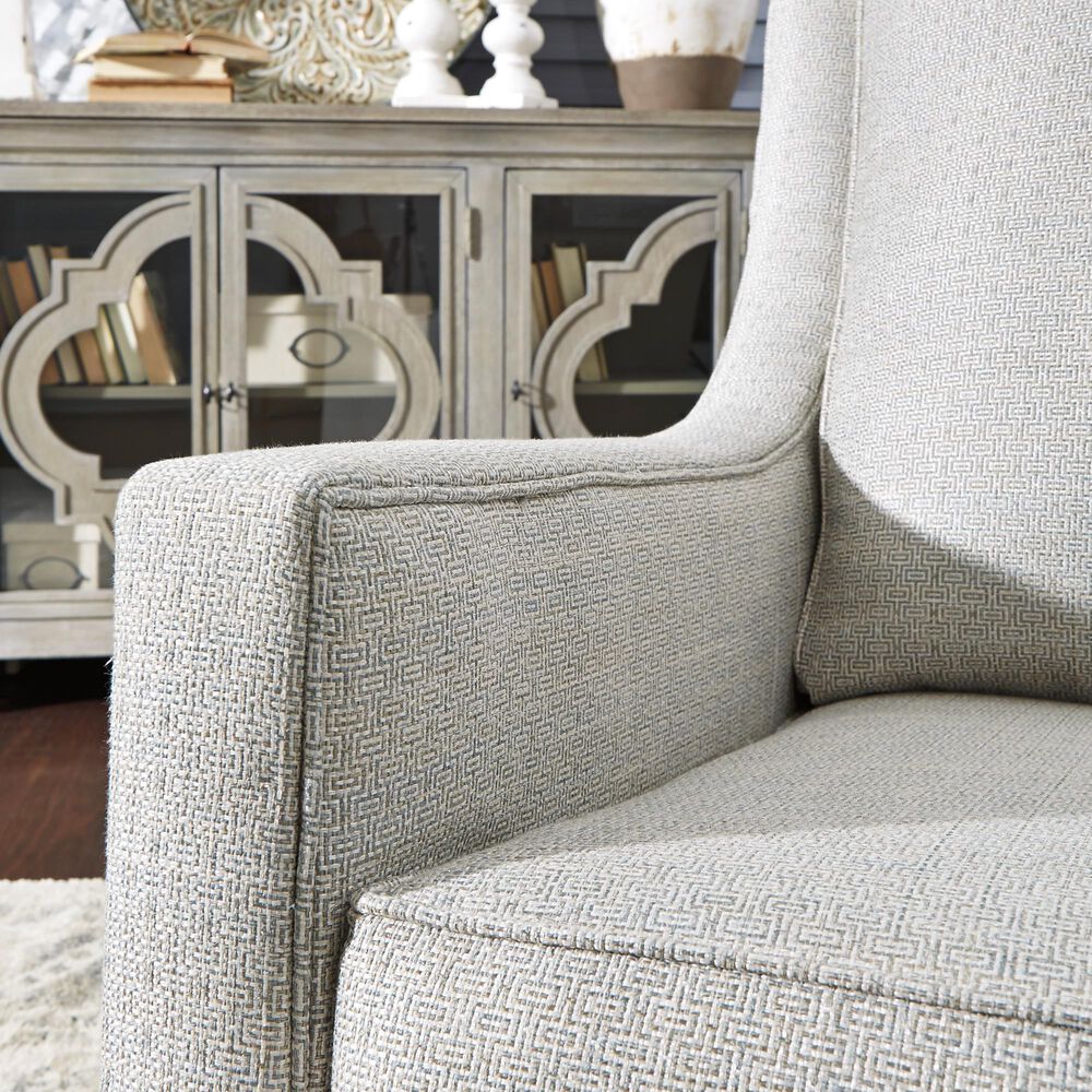 Ashley Kambria Swivel Glider Accent Chair in Frost, , large