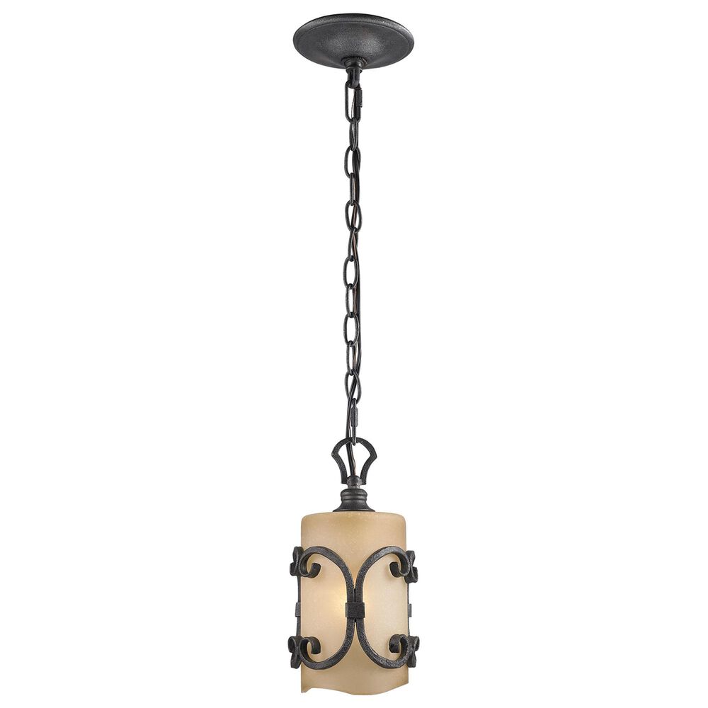 Golden Lighting Madera 1-Light Mini Pendant in Black, , large
