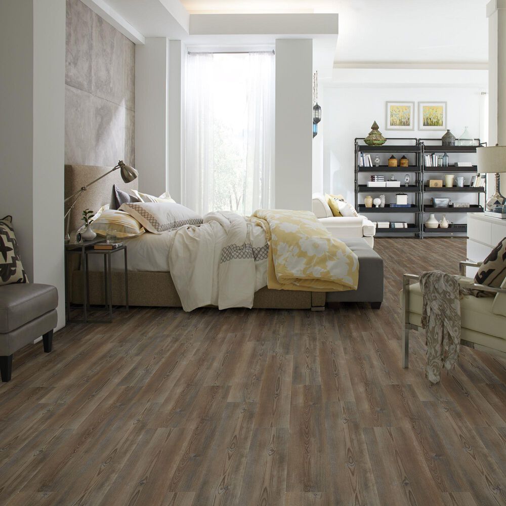 Shaw Paladin Plus 7&quot; x 48&quot; Vinyl Plank in Ripped Pine, , large