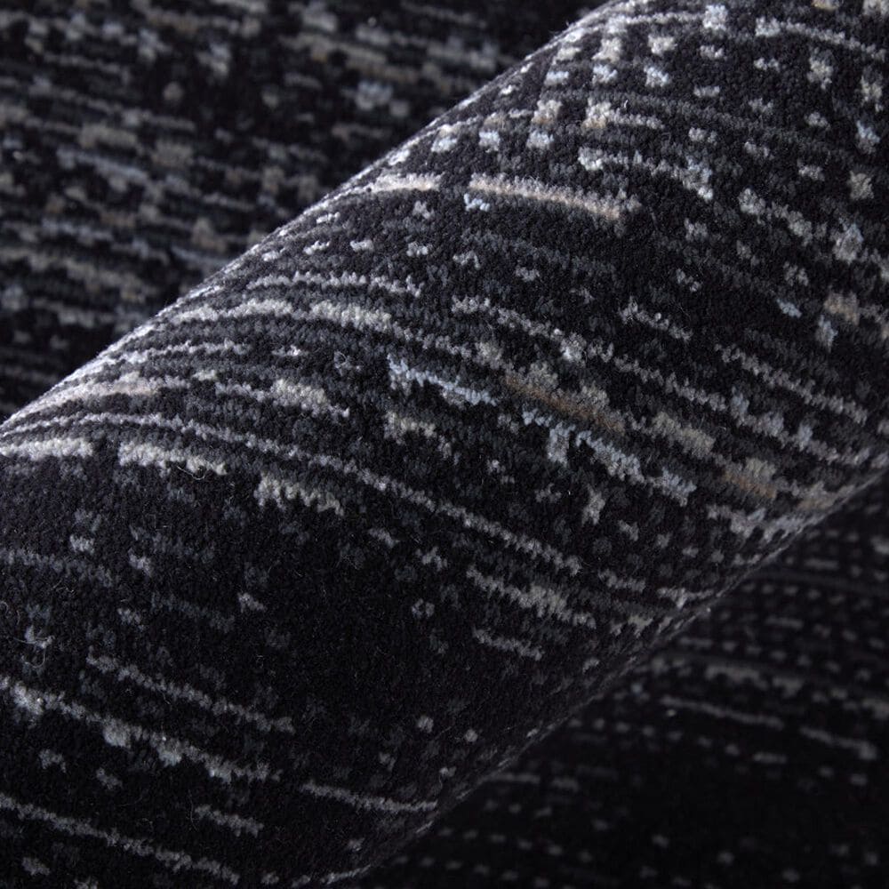 Feizy Deja 2&#39;6&quot; x 7&#39;3&quot; Charcoal Runner, , large
