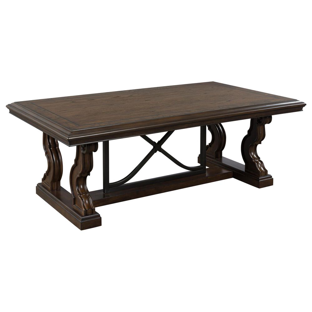 Ashley Maylee Cocktail Table in Dark Brown, , large