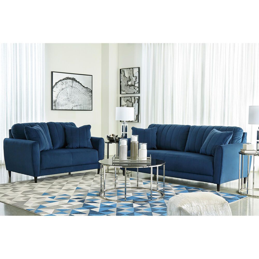 Signature Design by Ashley Enderlin 82&quot; Sofa in Ink Velvet, , large