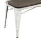 Lumisource Oregon Bench in Espresso and White, , large
