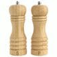 HIC Kitchen Salt and Peppermill with Grinder Set in Brown (Set of 2), , large