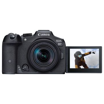 Canon EOS R7 Mirrorless Camera with 18-150mm Lens in Black, , large