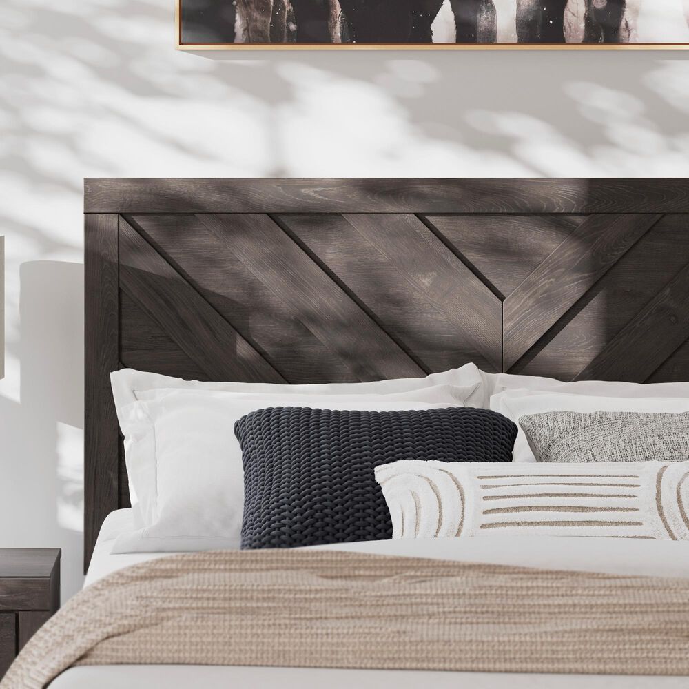 Ashley Prendonea Queen Panel Bed in Dark Charcoal, , large