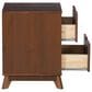 Linon Home Decor Polly 2-Drawer Nightstand in Walnut, , large
