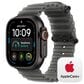 Apple Watch Ultra 4 (GPS + Cellular) 49mm Black Titanium Case with Translucent Black Ocean Band and 2-Year AppleCare+, , large