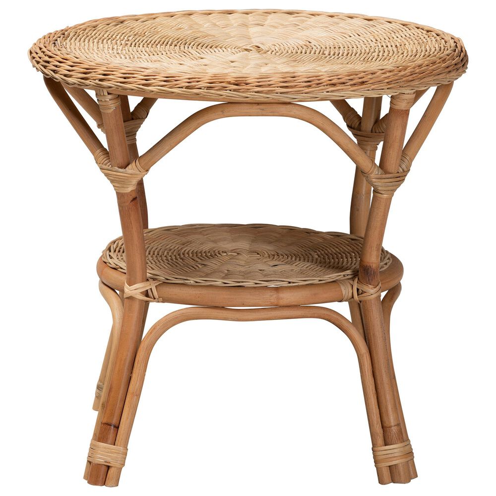 Baxton Studio Abbey Coffee Table in Natural Brown, , large