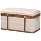 Baxton Studio Brenner Storage Trunk in Beige, , large