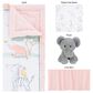 Trend Labs Sweet Safari 4-Piece Crib Bedding Set in Muted Peach, , large