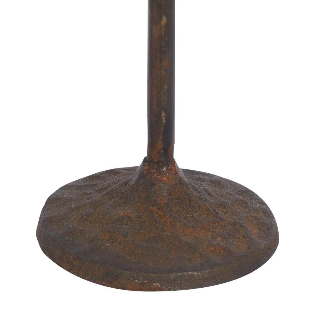 Maple and Jade Industrial Fan Sculpture in Distressed Gray and Rust Brown &#40;Set of 2&#41;, , large