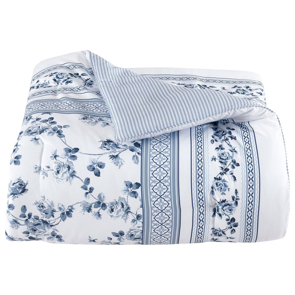 Royal Court Rialto 4-Piece Queen Comforter Set in French Blue, , large