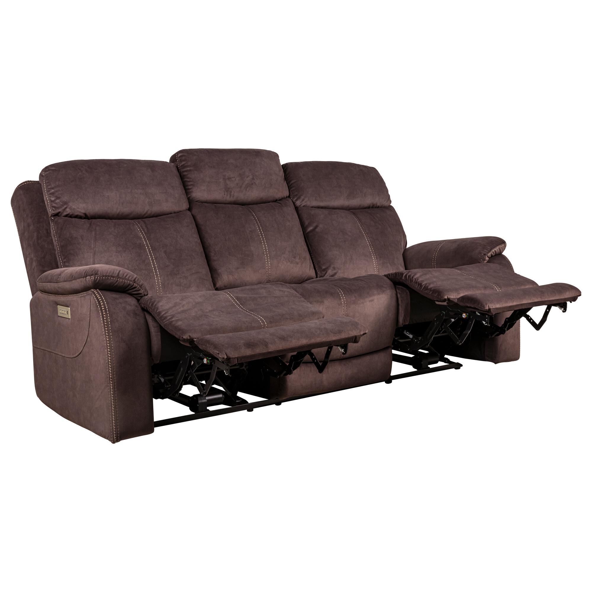MotoMotion Power Reclining Sofa with Power Headrest and