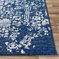 Surya Granada GND-2311 8" x 10" Dark Blue, Denim and Ivory Area Rug, , large