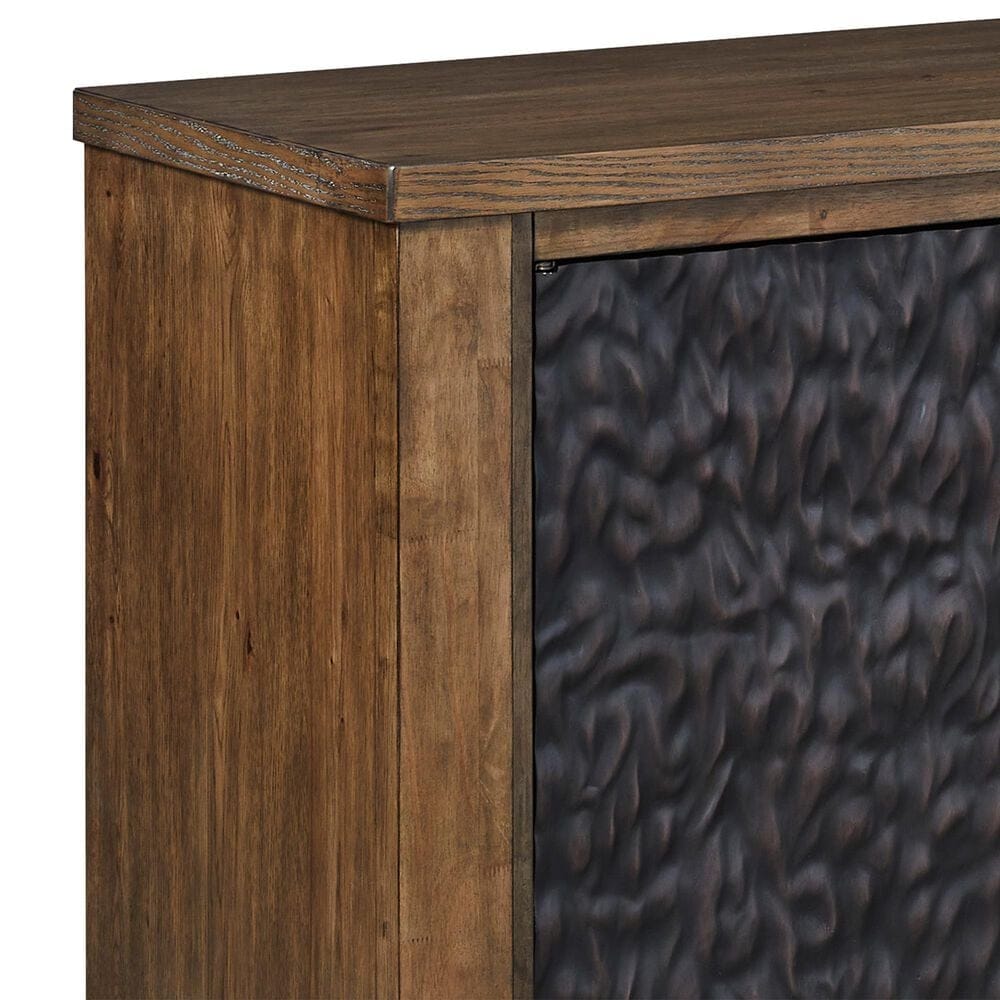Ashley Rosswain 80&quot; TV Stand in Warm Brown, , large