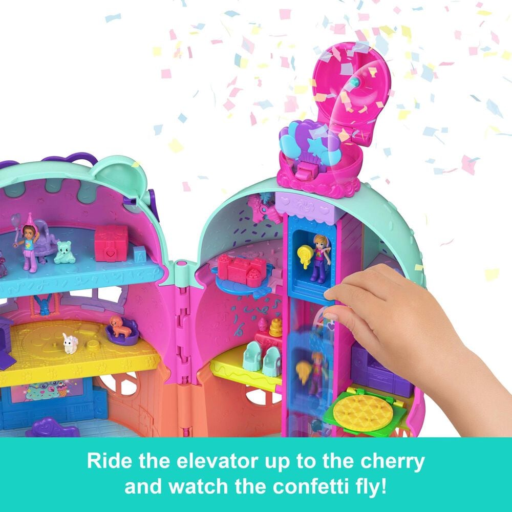Polly Pocket Gelato House Playset with Dolls in Multicolor, , large