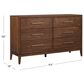 Riva Ridge Jasper 6 Drawer Dresser and Mirror in Jasper, , large